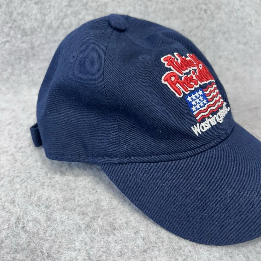 Future President Washington DC Child‎ Adjustable Hat Cap American Flag Blue